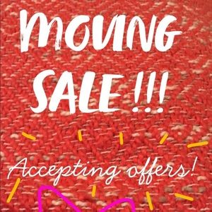 Moving sale. Accepting all reasonable offers!!!